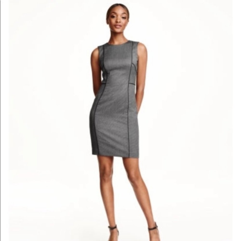 H&M Gray Dress | Sleeveless | SZ 10 | Modern Classic | NWT!